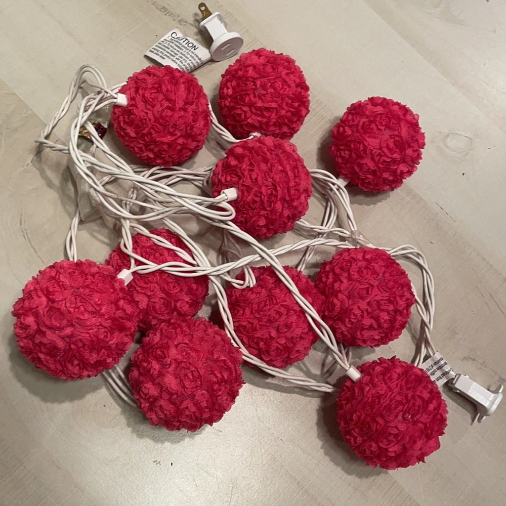 LED Pink Inside string lights